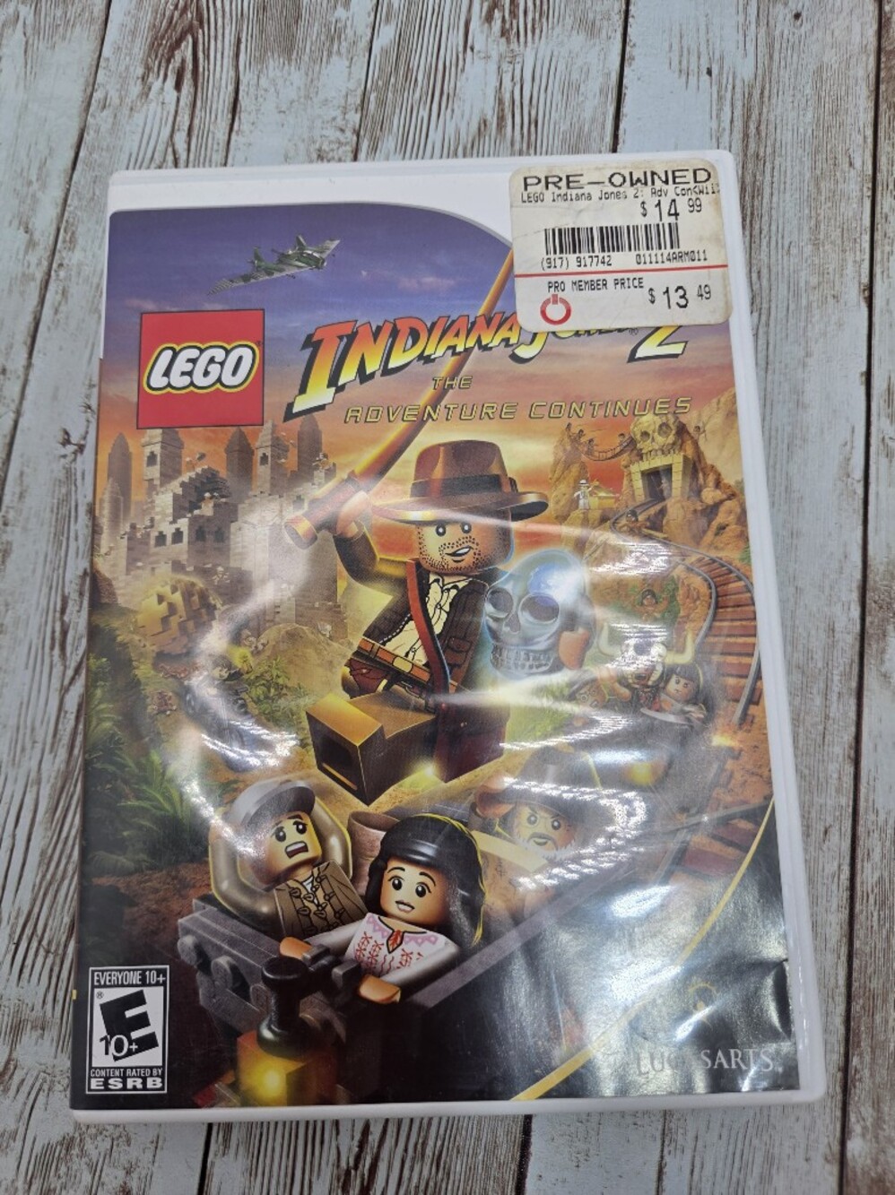 🤠 LEGO Indiana Jones 2: The Adventure Continues Nintendo Wii Game 🎮✨